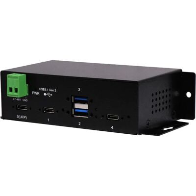 Exsys EX-1274HMV USB-Hub - Rack/Wandmontage, 4 Anschlüsse, Schwarz Exsys EX-1274HMV USB-Hub - Rack/Wandmontage, 4 Anschlüsse, Schwarz
