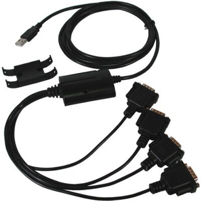Exsys EX-1324 USB 2.0 4-Port RS-232 Seriell Adapter Exsys EX-1324 USB 2.0 4-Port RS-232 Seriell Adapter