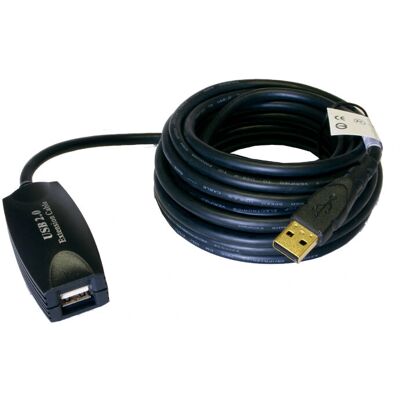 EXSYS EX-1401 - Extension USB - 5m, USB A Mâle/Femelle - Publicité EXSYS EX-1401 - Extension USB - 5m, USB A Mâle/Femelle - Publicité