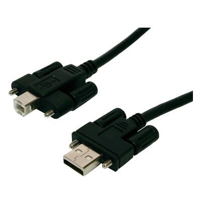 EXSYS EX-K1552V - Câble USB 2.0 - 2m - Connecteur A mâle à B mâle - Noir - Publicité EXSYS EX-K1552V - Câble USB 2.0 - 2m - Connecteur A mâle à B mâle - Noir - Publicité