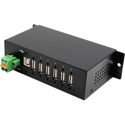 EXSYS EX-1596HMVS USB-Hub 6 Ports Schwarz EXSYS EX-1596HMVS USB-Hub 6 Ports Schwarz