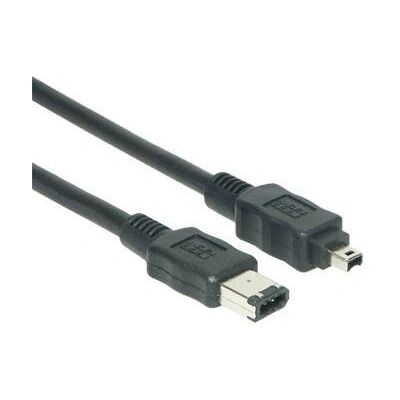 EXSYS K6812 FireWire Kabel - 3m, 4-pol/6-pol, Schwarz EXSYS K6812 FireWire Kabel - 3m, 4-pol/6-pol, Schwarz