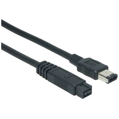 EXSYS FireWire Kabel 3 m 9-polig auf 6-polig Schwarz EXSYS FireWire Kabel 3 m 9-polig auf 6-polig Schwarz