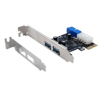 EXSYS EX-11049 USB 3.2 Gen 1 PCIe Karte - Intern, 2+2 Ports, Silber EXSYS EX-11049 USB 3.2 Gen 1 PCIe Karte - Intern, 2+2 Ports, Silber