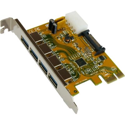 EXSYS EX-11094 USB 3.2 Gen 1 PCIe Karte - 4 Ports - Unterstützt 123 Geräte EXSYS EX-11094 USB 3.2 Gen 1 PCIe Karte - 4 Ports - Unterstützt 123 Geräte