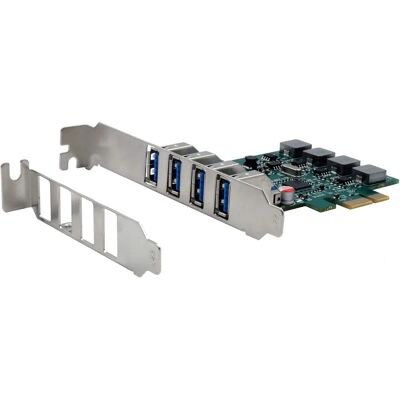 EXSYS EX-11194 USB 3.2 Gen 1 PCIe Karte - 4 Ports EXSYS EX-11194 USB 3.2 Gen 1 PCIe Karte - 4 Ports