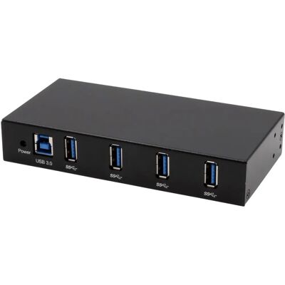 EXSYS EX-11234HMS Industrie-USB-Hub - 4 Ports, Metall, ESD-Schutz EXSYS EX-11234HMS Industrie-USB-Hub - 4 Ports, Metall, ESD-Schutz