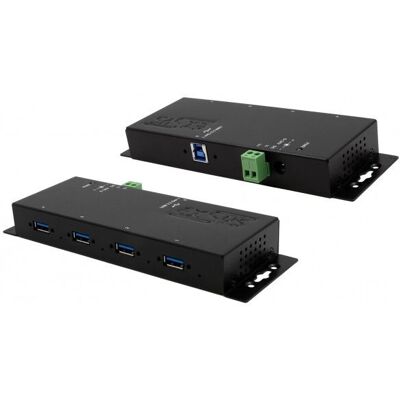 EXSYS EX-1184HMVS-2 USB Hub - 4 Ports, Schwarz EXSYS EX-1184HMVS-2 USB Hub - 4 Ports, Schwarz
