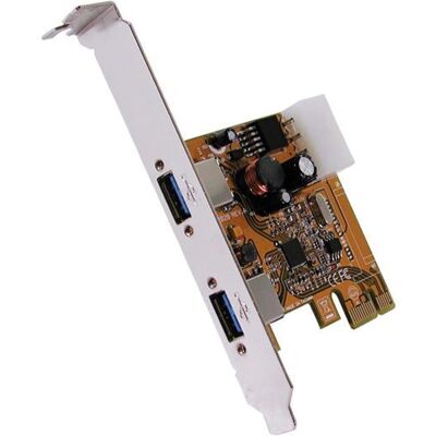 Secomp EX-11092-2 USB 3.0 PCIe Adapter - 2 Ports Secomp EX-11092-2 USB 3.0 PCIe Adapter - 2 Ports