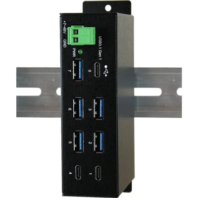 EXSYS EX-1196HMS Schnittstellen-Hub USB 3.2 Gen 1 - Schwarz EXSYS EX-1196HMS Schnittstellen-Hub USB 3.2 Gen 1 - Schwarz