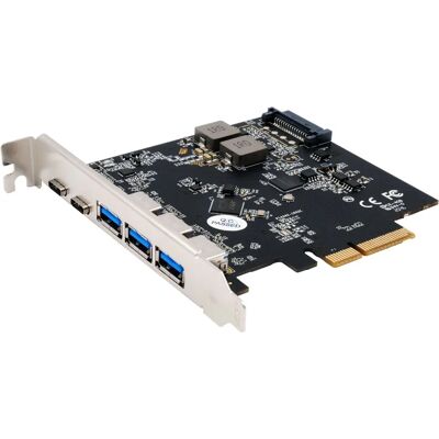 EXSYS USB 3.2 Gen2 PCIe x4 Karte mit 5 Ports EXSYS USB 3.2 Gen2 PCIe x4 Karte mit 5 Ports