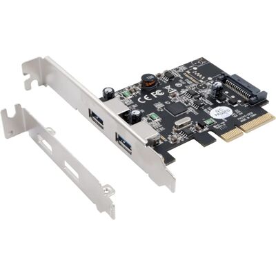 EXSYS Ex-12001-2 USB PCIe Adapter Card - Supports USB 3.1 Gen 2 EXSYS Ex-12001-2 USB PCIe Adapter Card - Supports USB 3.1 Gen 2