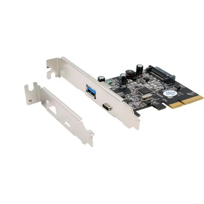 EXSYS EX-12002-2 USB PCIe Karte - USB 3.2 Gen 2, 2 Ports, A & C EXSYS EX-12002-2 USB PCIe Karte - USB 3.2 Gen 2, 2 Ports, A & C
