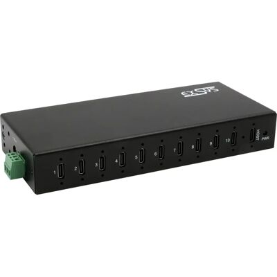 EXSYS Industrieller USB 3.2 Gen 2x1 Hub 10-Port EXSYS Industrieller USB 3.2 Gen 2x1 Hub 10-Port