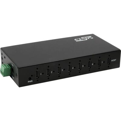 EXSYS Industrieller USB 3.2 Hub 7-Port - USB-C, 10 Gbps EXSYS Industrieller USB 3.2 Hub 7-Port - USB-C, 10 Gbps