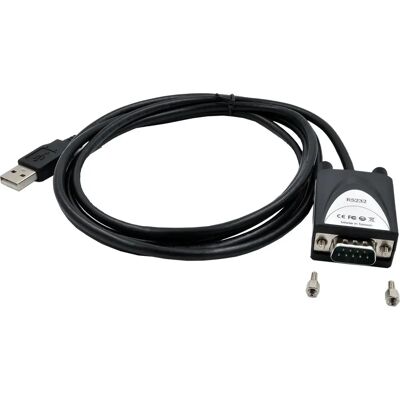 Câble série noir EXSYS EX-1311-2-5V 1,8 m USB A RS-232 - Publicité Câble série noir EXSYS EX-1311-2-5V 1,8 m USB A RS-232 - Publicité
