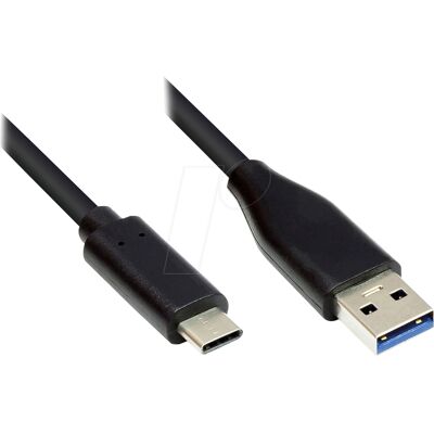 Câble USB EXSYS Ex-K1584-0.5 - USB-C réversible à USB 3.0, 0,5m - Noir - Publicité Câble USB EXSYS Ex-K1584-0.5 - USB-C réversible à USB 3.0, 0,5m - Noir - Publicité
