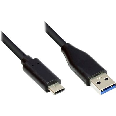 EXSYS Ex-K1584-3.0 USB Kabel - 3m, USB A zu USB C, Schwarz - USB 3.2 Gen 1 EXSYS Ex-K1584-3.0 USB Kabel - 3m, USB A zu USB C, Schwarz - USB 3.2 Gen 1