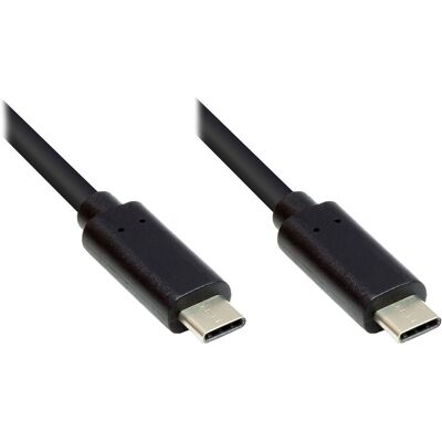 Câble USB C EXSYS EX-K1585-2.0 2m Noir - Publicité Câble USB C EXSYS EX-K1585-2.0 2m Noir - Publicité