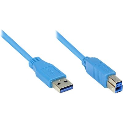 EXSYS EX-K1620-2 USB-Kabel - 2m, USB 3.2 Gen 1, Blau EXSYS EX-K1620-2 USB-Kabel - 2m, USB 3.2 Gen 1, Blau