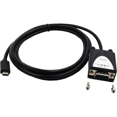 Adaptateur de câble série Exsys EX-2311-2IS - Noir - Publicité Adaptateur de câble série Exsys EX-2311-2IS - Noir - Publicité