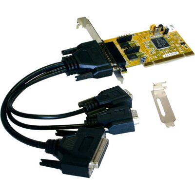 Carte d'interface PCI EXSYS EX-43370 - Ports parallèles & séries - Publicité Carte d'interface PCI EXSYS EX-43370 - Ports parallèles & séries - Publicité