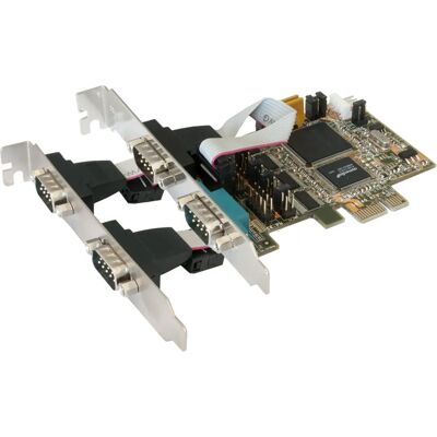 EXSYS Ex-44064 - Adaptador Serial - PCIe 3.0 - RS-232/V.24 x 4 - Alto Desempenho EXSYS Ex-44064 - Adaptador Serial - PCIe 3.0 - RS-232/V.24 x 4 - Alto Desempenho