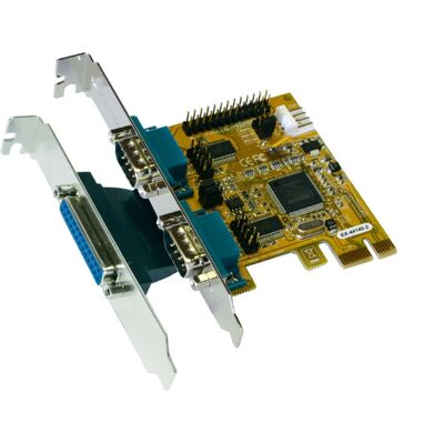 EXSYS EX-44140-2 PCIe Schnittstellenkarte mit Seriell und Parallel Ports EXSYS EX-44140-2 PCIe Schnittstellenkarte mit Seriell und Parallel Ports