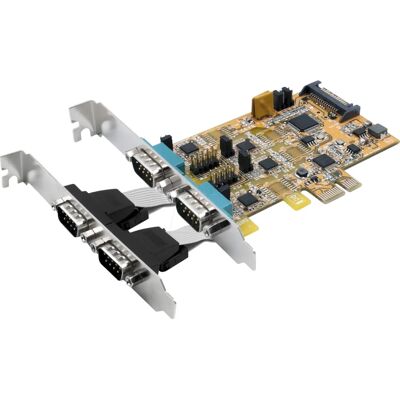 Tarjeta PCIe serie RS-232/422/485 EXSYS 4S - Ajustable POS Tarjeta PCIe serie RS-232/422/485 EXSYS 4S - Ajustable POS