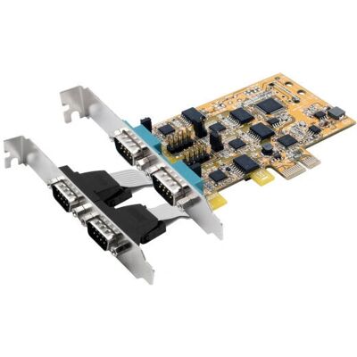 EXSYS EX-45034IS PCIe Serielle Schnittstellenkarte - Überspannungsschutz & Optische Isolierung EXSYS EX-45034IS PCIe Serielle Schnittstellenkarte - Überspannungsschutz & Optische Isolierung