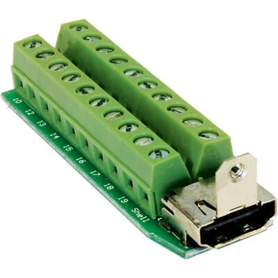 EXSYS EX-49065 HDMI Adapter - 20-polig weiblich - Grün, Silber EXSYS EX-49065 HDMI Adapter - 20-polig weiblich - Grün, Silber