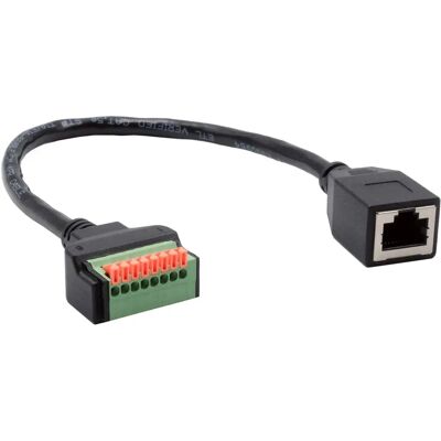 EXSYS - EX-49120 - 8-Pin RJ45 - RJ45-Termblock-Adapter EXSYS - EX-49120 - 8-Pin RJ45 - RJ45-Termblock-Adapter