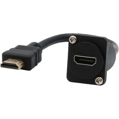 EXSYS EX-49162 Video-Kabeladapter - 0,2 m, HDMI Schwarz EXSYS EX-49162 Video-Kabeladapter - 0,2 m, HDMI Schwarz