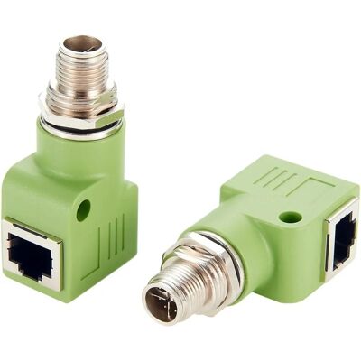 EXSYS - Adaptateur M12 X-code ST - RJ45 90° - Réseau - Publicité EXSYS - Adaptateur M12 X-code ST - RJ45 90° - Réseau - Publicité