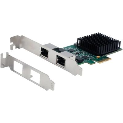 EXSYS GmbH Dual PCIe Netzwerk-Karte 2.5 Gigabit - Netzwerkkarte EXSYS GmbH Dual PCIe Netzwerk-Karte 2.5 Gigabit - Netzwerkkarte