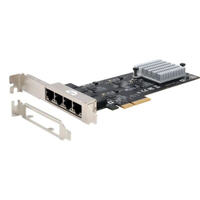 EXSYS PCIe Network Card 4x 2.5 Gbps (Intel) - Network Card EXSYS PCIe Network Card 4x 2.5 Gbps (Intel) - Network Card