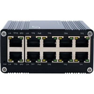 EXSYS EX62025P - Commutateur industriel 10 ports Gigabit PoE EXSYS EX62025P - Commutateur industriel 10 ports Gigabit PoE
