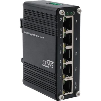 EXSYS Ex-62020poe 5-Port Gigabit Ethernet PoE Switch EXSYS Ex-62020poe 5-Port Gigabit Ethernet PoE Switch