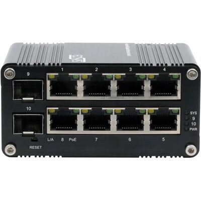 EXSYS EX62035MPS - Switch, Mini 8+2-Port, Gigabit Ethernet, PoE+, SFP EXSYS EX62035MPS - Switch, Mini 8+2-Port, Gigabit Ethernet, PoE+, SFP