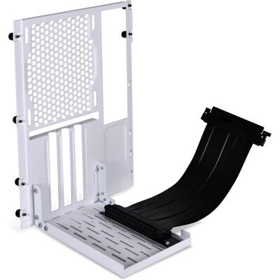 Lian Li O11DMINI-1W-4 White Vertical GPU Mounting Kit - Computer Case Part Lian Li O11DMINI-1W-4 White Vertical GPU Mounting Kit - Computer Case Part