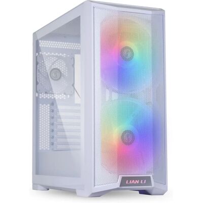 Lian Li Lancool 215 Midi Tower Weiß - Unterstützt E-ATX, ARGB Lüfter Lian Li Lancool 215 Midi Tower Weiß - Unterstützt E-ATX, ARGB Lüfter