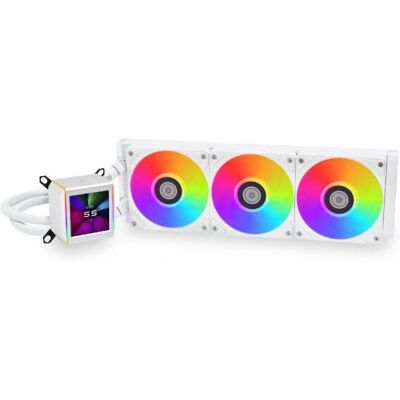 Lian Li Galahad II LCD 360mm Raffreddamento a Liquido - Bianco Lian Li Galahad II LCD 360mm Raffreddamento a Liquido - Bianco