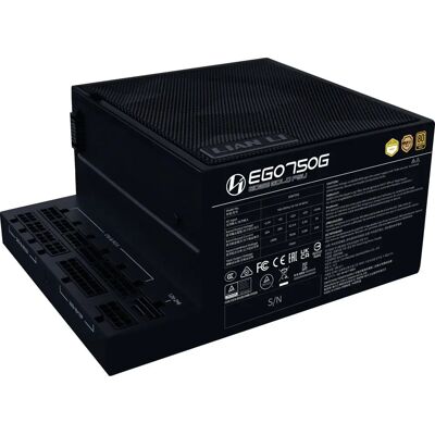 Lian-Li EDGE Gold 750W Fuente de Alimentación - ATX 3.1, PCIe 5.1, Negro Lian-Li EDGE Gold 750W Fuente de Alimentación - ATX 3.1, PCIe 5.1, Negro