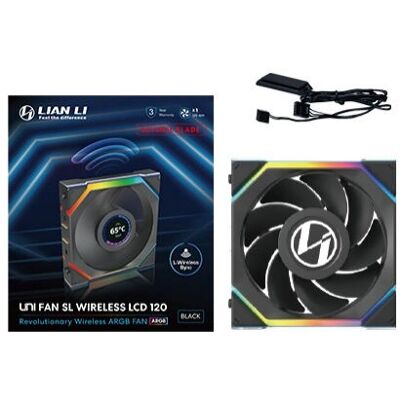 Lian Li UNI FAN SL Wireless LCD 120 - Wentylator do PC Lian Li UNI FAN SL Wireless LCD 120 - Wentylator do PC