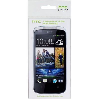 HTC SP P950 - 2er Pack Smartphone Displayschutz für HTC Desire 500 HTC SP P950 - 2er Pack Smartphone Displayschutz für HTC Desire 500