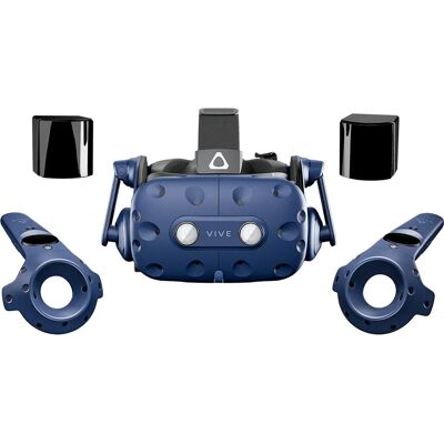 HTC Vive Pro - Kompletny zestaw - VR headset, Czarny, Niebieski - VR headset HTC Vive Pro - Kompletny zestaw - VR headset, Czarny, Niebieski - VR headset