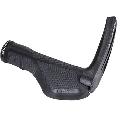 Manopole Giant Ergo Max Plus Lock-On per bici - Nere Manopole Giant Ergo Max Plus Lock-On per bici - Nere