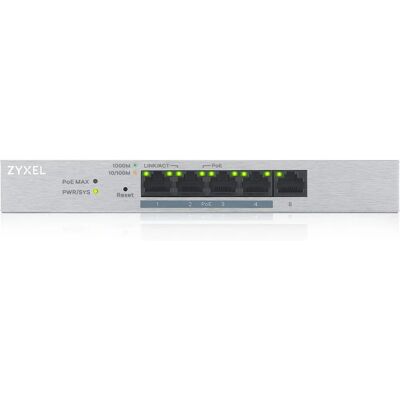 Zyxel GS1200-5HP v2 Managed Gigabit Ethernet PoE Grey - Switch Zyxel GS1200-5HP v2 Managed Gigabit Ethernet PoE Grey - Switch