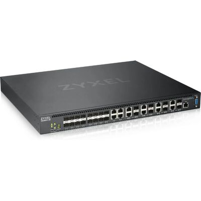 Switch gestito Zyxel XS3800-28 - 4x10G, 16xSFP+, 8xCombo - Nero Switch gestito Zyxel XS3800-28 - 4x10G, 16xSFP+, 8xCombo - Nero