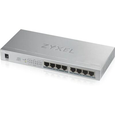 Zyxel GS1008HP - Ei-hallittu Gigabit Ethernet PoE Switch Zyxel GS1008HP - Ei-hallittu Gigabit Ethernet PoE Switch
